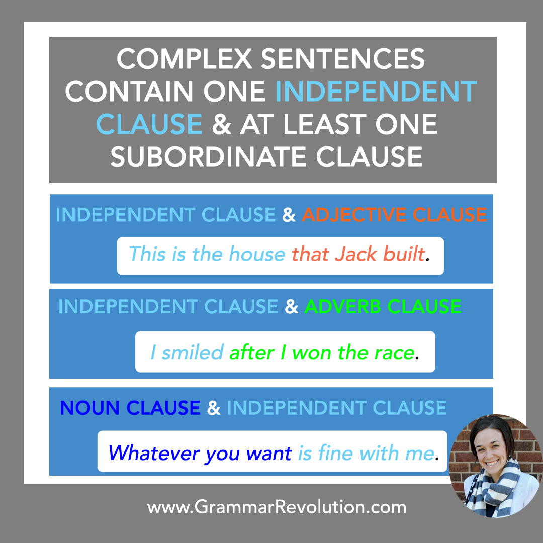 How to make a simple sentence into a complex sentence The Complex Sentence
