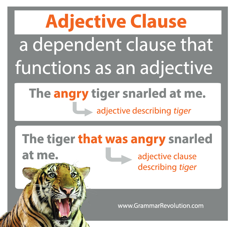 definition adjective clause
