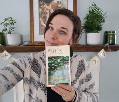 Elizabeth O'Brien holding Walden Elizabeth O'Brien holding Walden