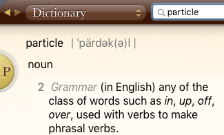 particle definition particle definition