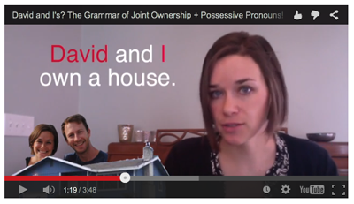 Learn about possessives (Video)
